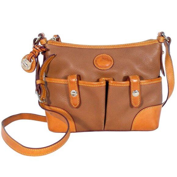 DOONEY & BOURKE 2 Letter Carrier AWL Leather Messenger Crossbody Bag - RETIRED
